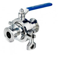 Clamp Non Retention ball valves