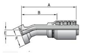 Flange Head - 22-1/2° Elbow