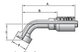 Flange Head - 60° Elbow