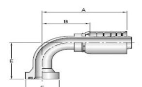 Flange Head - 90° Elbow