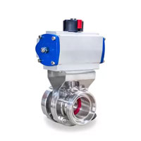 Horizontal Pneumatic Butterfly Valves