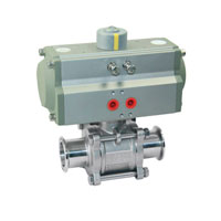 Horizontal pneumatic Non Retention ball valves