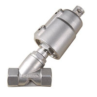 Manual angle seat valves