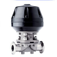 >Pneumatic Biopharmaceutical Diaphragm Valve+Control Unit