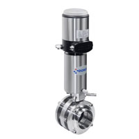 Pneumatic Butterfly Valves +Valves Positioners