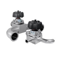 U-type Three-way Biopharmaceutical Diaphragm Valve-U-C